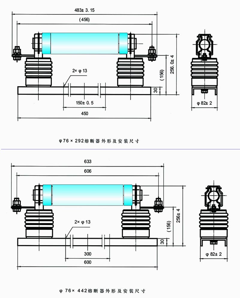 high voltage limt gurrent fuse for protection of electrical motor 17